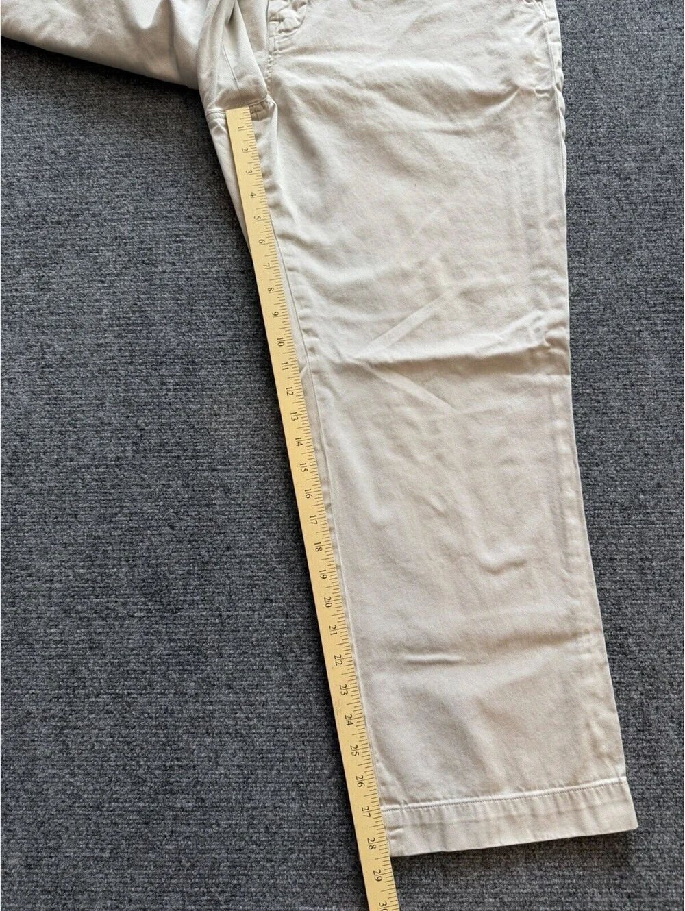 Polo Ralph Lauren Mens Classic Fit Chino Pants Stone Beige 100% Cotton 40x30